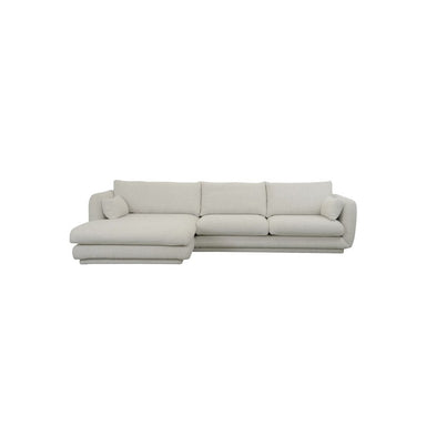 Cane-line Bloom 2-Seater Sofa with Chaise Longue & Plinth
