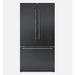 Gaggenau 200 Series RY295350 Stainless Steel French Door Bottom Freezer 90.5cm, Black
