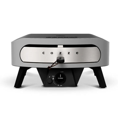 Cozze Classic Gas Pizza Oven 17" with Cordierite Pizza Stone, Grey & Black