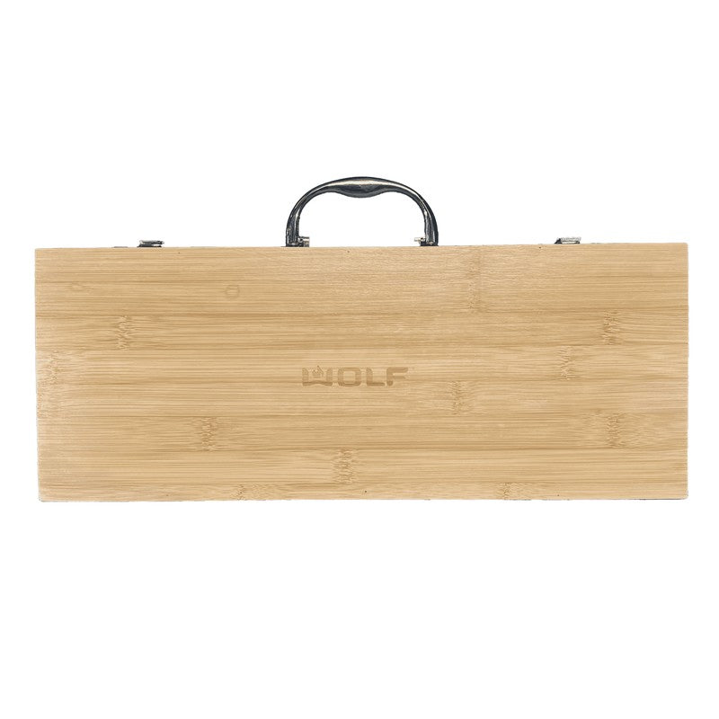 Wolf 5 Piece BBQ Set with Wooden Box