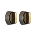 Wolf M Series Professional Built in Oven Brushed Brass Knob Kit