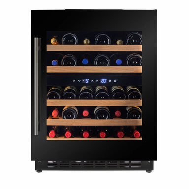CELLA W34-BH Glass Wine Fridge 36 Bottle, Black