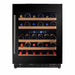 CELLA W34-BH Glass Wine Fridge 36 Bottle, Black