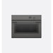 Fisher & Paykel Series 7 OM60NMLG1 Compact Combi-Microwave Oven 60cm, Grey Glass