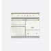 Lacanche LVI1053CTCTYB 100cm Classic Macon Induction Range Cooker, Chantilly & Brass
