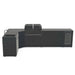 Cozze Elements Modular Outdoor Kitchen L-Shape with Grill, Storage, Fridge & Sink, Matte-Black