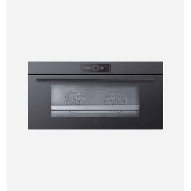 V-Zug V6000 CombiSteamer 45L Grand 60cm Steam Oven, Black Mirror Glass