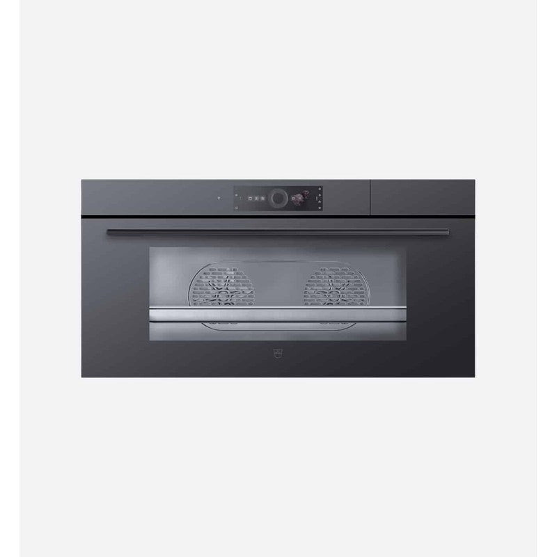 V-Zug V6000 CombiSteamer 45L Grand 60cm Steam Oven, Black Mirror Glass
