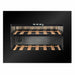 CELLA WI-17B-TO Push To Open Integrated Wine Fridge 17 Bottle, Black Glass