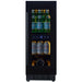 CELLA Kitchenline Glass Beverage Fridge 51L, Black Glass