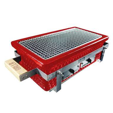 GRLLR Osaka Shichirin Table Grill, Red