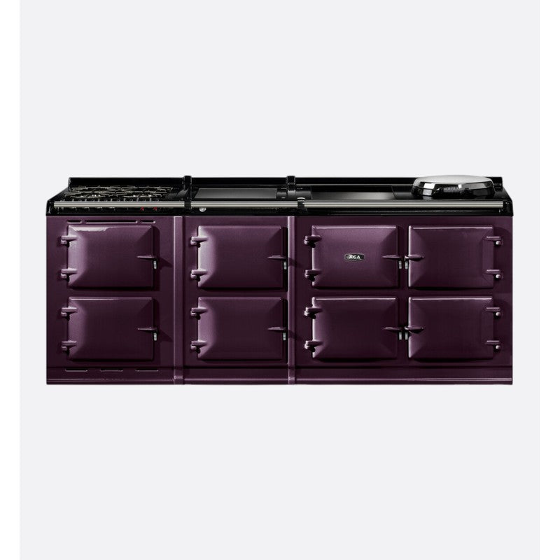 Aga Signature 210 Cast Iron Dual Fuel Range Cooker with Induction Hob, Warming Plate & Gas Hob