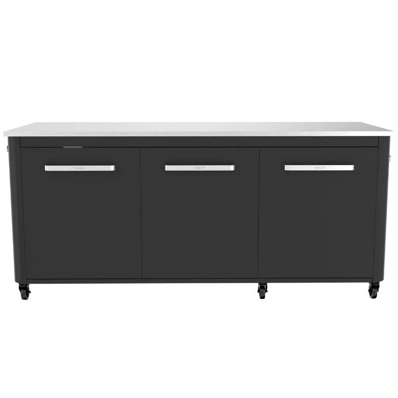 Cozze Outdoor Kitchen 180 Stainless Steel Outdoor Kitchen Unit