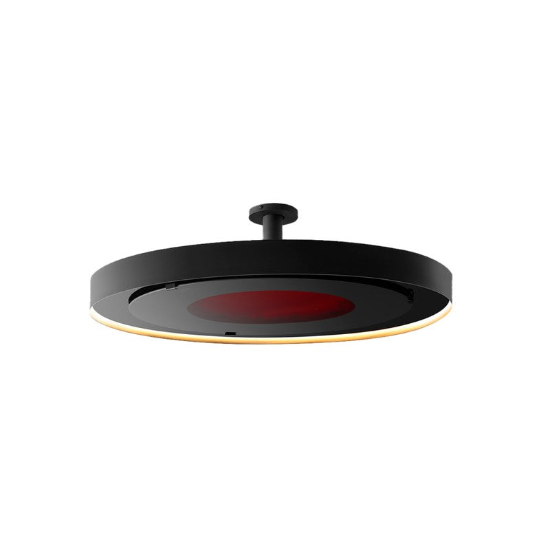 Bromic Heating Eclipse 200mm Straight Pole, Matte Black