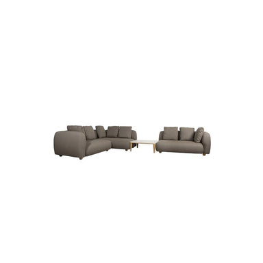 Cane-line Capture Corner Sofa with Table & Chaise Lounge