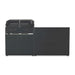 Cozze Elements Modular Outdoor Kitchen with Quattro 900 Grill & Storage, Matte Black