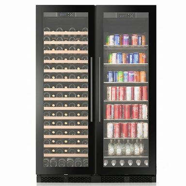 CELLA WBV122S Wine & Beverage Combination, Black