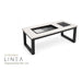 Vuestro Linea Rectangular Integrated Dining Table 2.4m