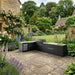 Fontana Ignes Stainless Steel Outdoor Kitchen with 5 Burner Grill, Hob, Sink, Fridge & Storage