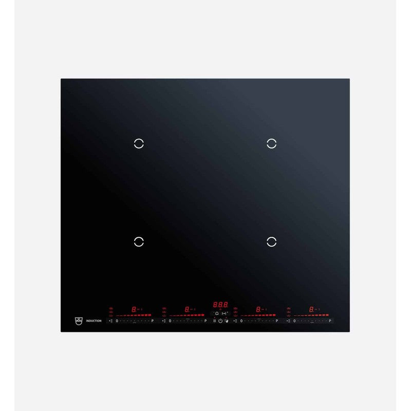 V-Zug V4000 CookTop I604 Ceramic Induction Hob 60cm, Black