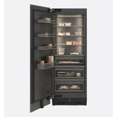Gaggenau Vario Cooling Expressive Series RVF477190 76cm Fully Integrated Freezer with Icemaker, Dark Brushed Stainless Steel