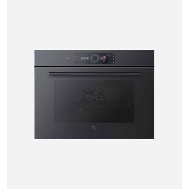 V-Zug Combair V4000 45 60cm Glass Single Oven, Black Mirror