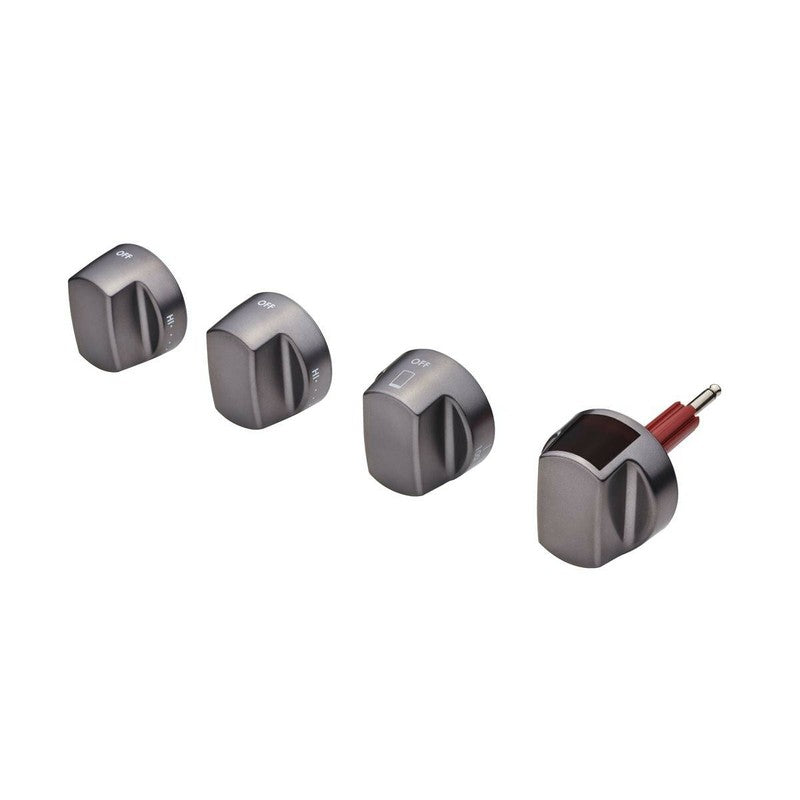 Sub-Zero & Wolf 759mm Dual Fuel Range Knob Kit, Brushed Gray