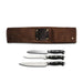 GRLLR Collection Knives Set with Leather Knife Bag
