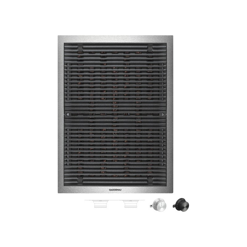 Gaggenau 400 Series VR414115 Stainless Steel Electric Grill Cooktop 38cm