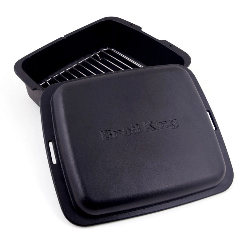 Broil King Dutch Oven with Roasting Rack, Matte Finish