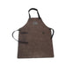 GRLLR Leather Apron, Dark Brown