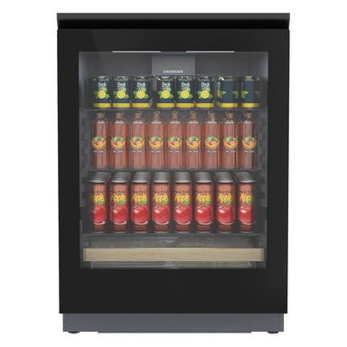 Liebherr UBCgb3731 Undercounter Drinks Fridge 136ltr, BlackSteel-look