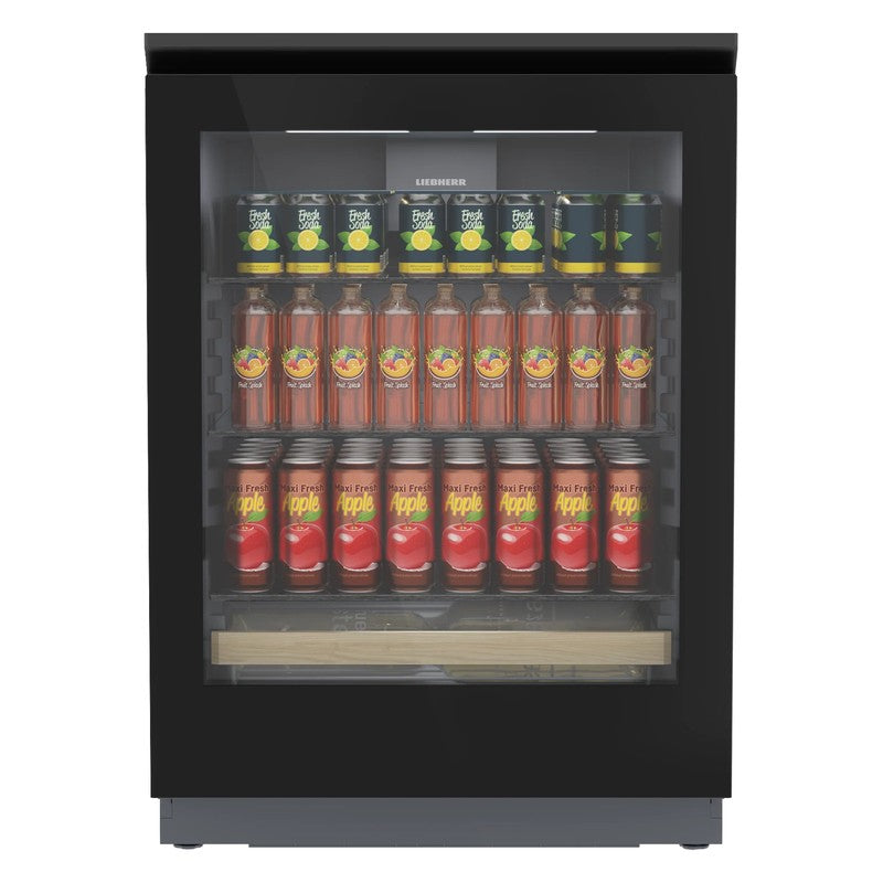 Liebherr UBCgb3731 Undercounter Drinks Fridge 136ltr, BlackSteel-look