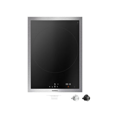 Gaggenau 400 Series VI414115 Stainless Steel Vario Induction Cooktop 38cm, Black
