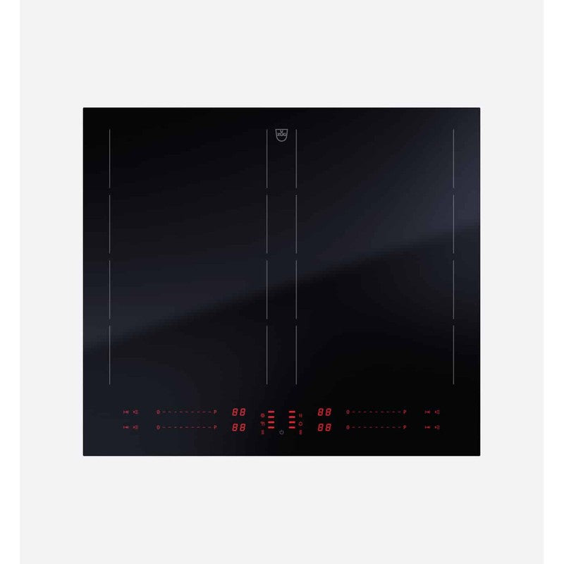 V-Zug V4000 CookTop I604 ZoneFlex 60cm Induction Hob, BlackDesign