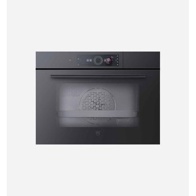 V-Zug V6000 CombiSteamer 45 60cm Steam Oven, Black Mirror Glass