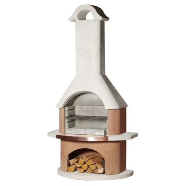Buschbeck Bologna Masonry Barbecue, White Quartz & Terracotta