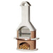 Buschbeck Bologna Masonry Barbecue, White Quartz & Terracotta