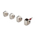 Sub-Zero & Wolf 911mm Dual Fuel Range Stainless Steel Knob Kit