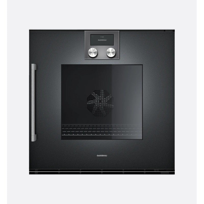Gaggenau 200 Series BOP250102 Built-In Pyrolytic Single Oven with Right Hand Hinge, Anthracite