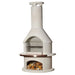 Buschbeck Rondo Masonry Barbecue, White Quartz & Copper