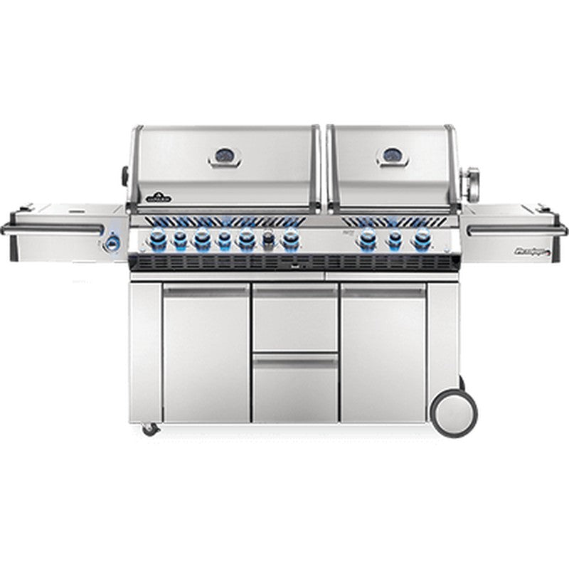 Napoleon Prestige PRO™ 825 Stainless Steel Gas Grill with Power Side Burner & Infrared Burners