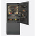 Gaggenau Vario Cooling Expressive Series RVB497190 90cm Fully Integrated Fridge Freezer with Icemaker, Dark Brushed Stainless Steel