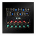 CELLA WI-24B-TO Integrated Wine Cooler 24 Bottle, Black Glass