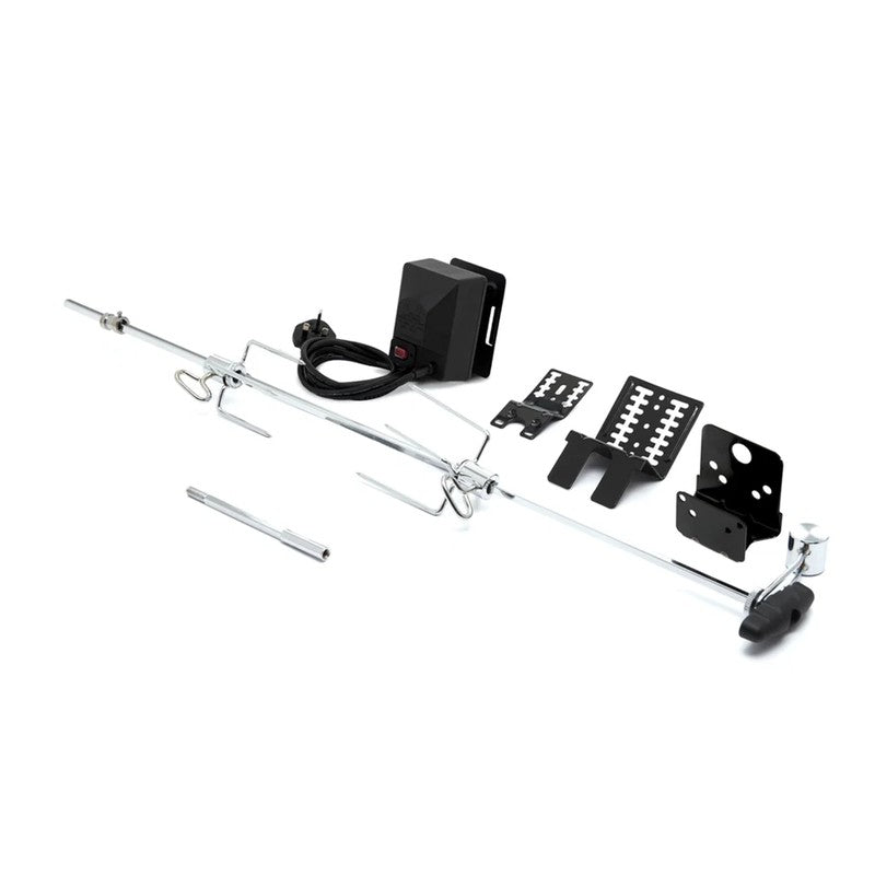 Universal Rotisserie Kit with Motor, Spit Rod & Brackets