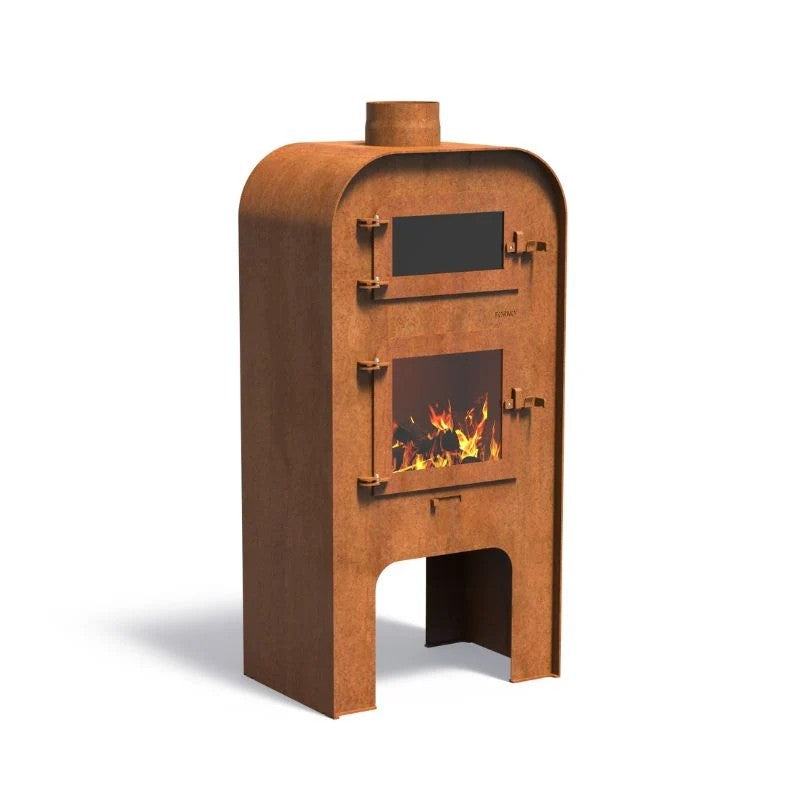 Adezz Forno GAP Corten Steel Outdoor Fireplace & Pizza Oven