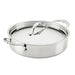 Hestan ProBond Luxe Stainless Steel Sauteuse Pan with Lid, Mirror-Polished