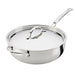 Hestan ProBond Luxe Stainless Steel Essential Pan with Lid, Mirror-Polished