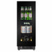 CELLA TFT-BV18B-TO Beverage Fridge 300mm 51L, Black Glass