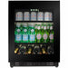 CELLA Kitchenline TFT-BV34B-TO Beverage Fridge 118L, Black Glass